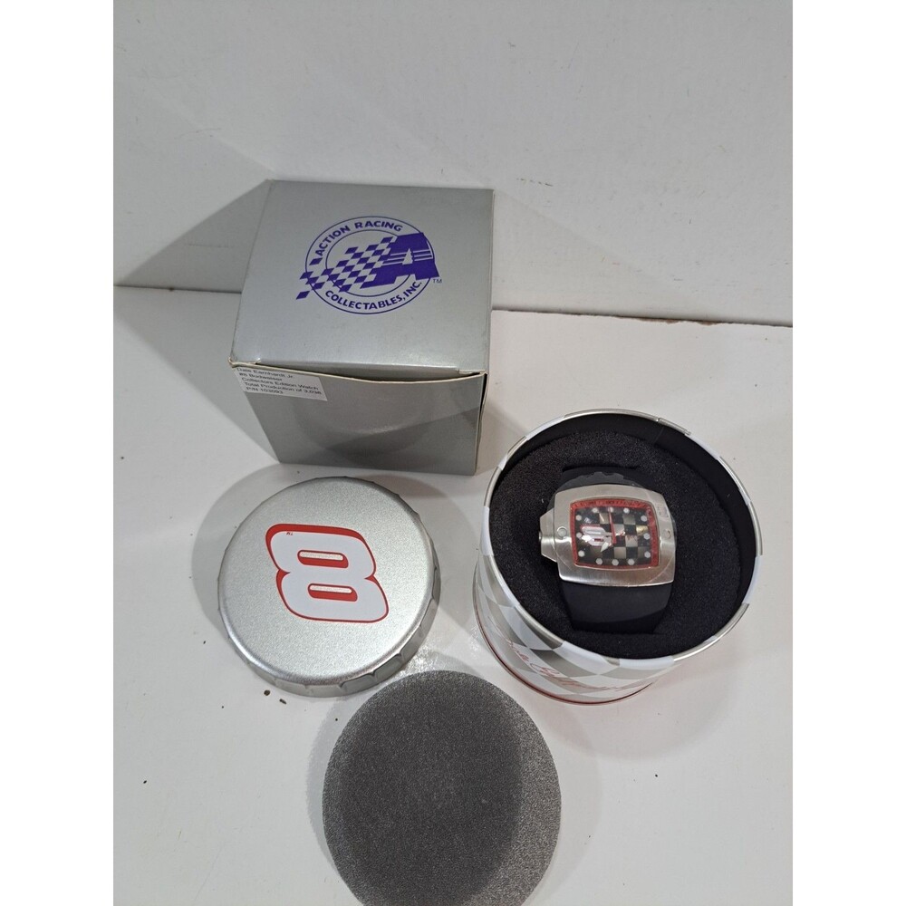 Action Budwiser Collectors #8 Dale Earnhardt Jr. NASCAR Watch w/Box & Tin